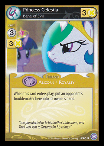 Princess Celestia, Bane of Evil (FOIL)